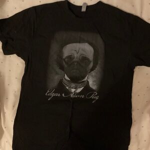 Edgar Allan Pug Hot Topic T-shirt L Unisex